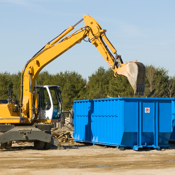 can i request a rental extension for a residential dumpster in Brownsboro AL